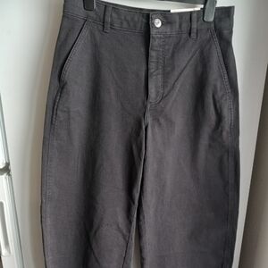 Everlane Womens The Utility Curve Pant in Black 10 R NWT